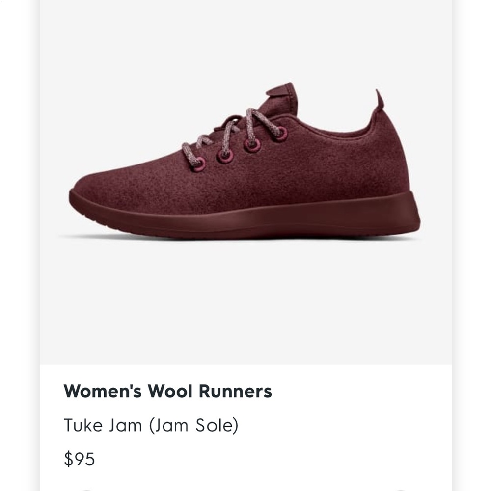 Brand new limited edition Allbirds Wool Runners